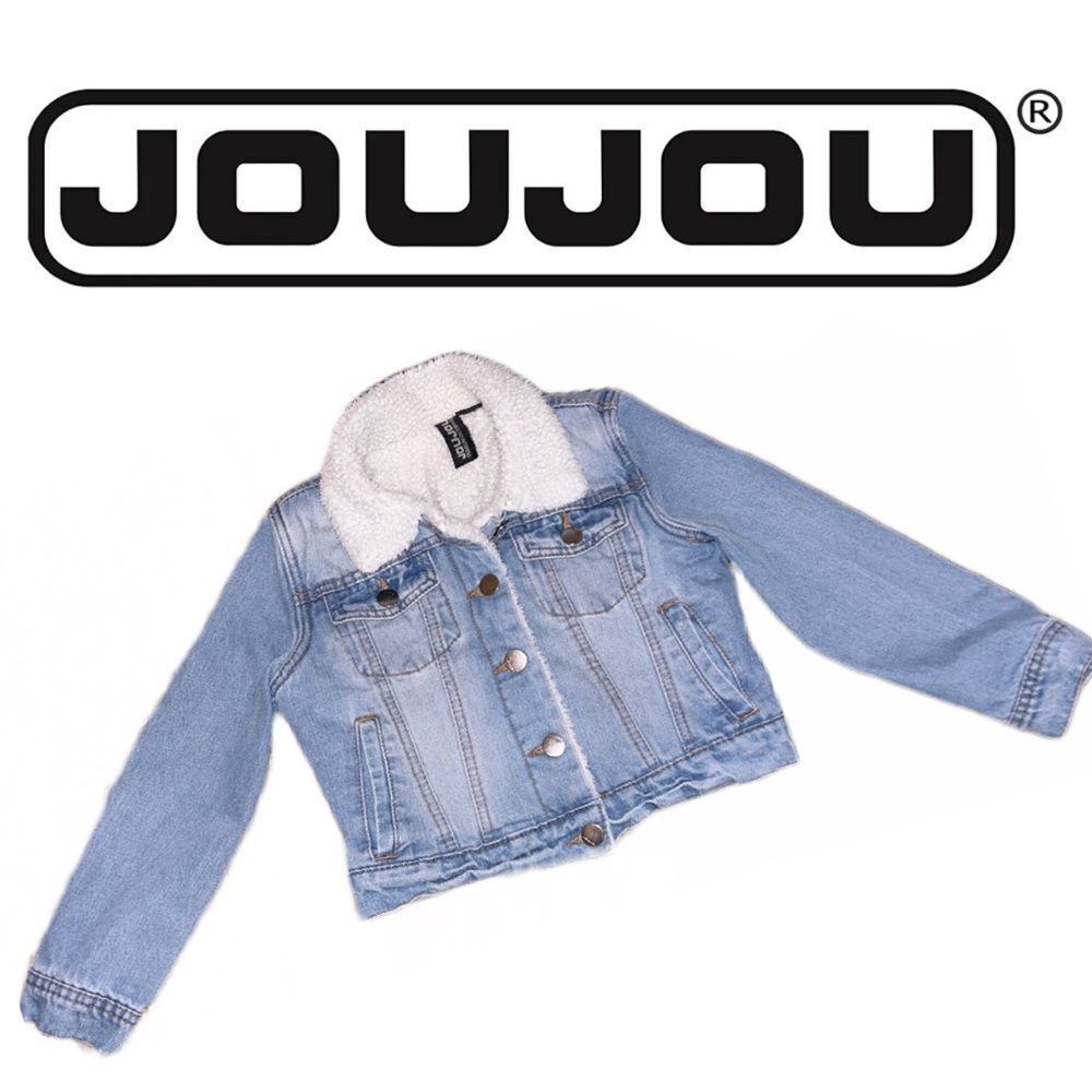 Jou Jou 🌷🌷🌷 Premium Outerwear Sherpa Lined‎ Girls Jacket - Size S
